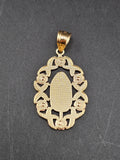 14k Gold Pendant - Virgin Mary