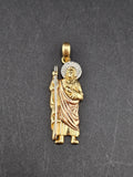 14k Gold Pendant - San Judas