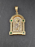 14k Gold Pendant - San Judas