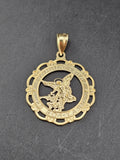 14k Gold Pendant - Saint Michael