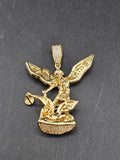 14k Gold Pendant - Saint Michael
