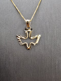 14k Gold Chain w/Pendant - Dove