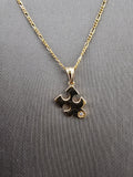 14k Gold Chain w/Pendant - Puzzle