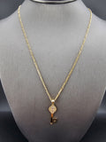 14k Gold Chain w/Pendant - San Benito Key