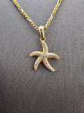 14k Gold Chain w/Pendant - Star