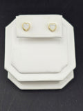 14K Gold Earrings - Hearts