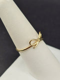 14K Gold Ring - Bow