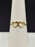 14K Gold Ring - Hearts