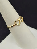 14K Gold Ring - Hearts