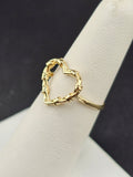 14K Gold Ring - Heart