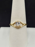 14K Gold Ring - Heart w/Infinity
