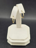 14K Gold Earrings - Huggie Hoops