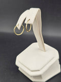 14K Gold Earrings - Huggie Hoops