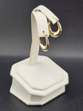 14K Gold Earrings - Huggie Hoops