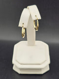 14K Gold Earrings - Huggie Hoops