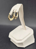 14K Gold Earrings - Huggie Hoops