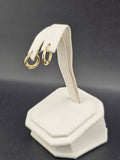 14K Gold Earrings - Huggie Hoops