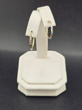 14K Gold Earrings - Huggie Hoops
