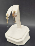 14K Gold Earrings - Butterfly