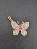 14k Gold Pendant - Butterfly
