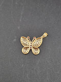 14k Gold Pendant - Butterfly