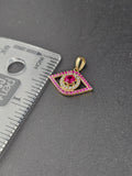 14k Gold Pendant - Evil Eye
