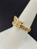 14K Gold Ring - Butterfly