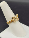 14K Gold Ring - Butterfly
