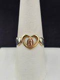 14K Gold Ring - Virgin Mary