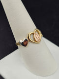 14K Gold Ring - Virgin Mary