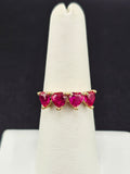 14K Gold Ring - Hearts