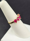 14K Gold Ring - Hearts