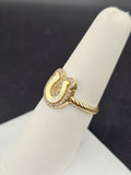 14K Gold Ring - Horse Shoe