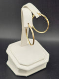 14K Gold Earrings - Huggie Hoops
