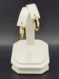 14K Gold Earrings - Huggies Hoops