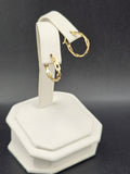 14K Gold Earrings - Huggies Hoops