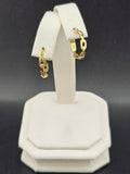 14K Gold Earrings - Huggies Hoops