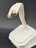 14K Gold Earrings - Butterflies Huggies
