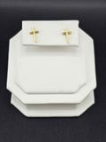 14K Gold Earrings - Cross