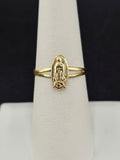 14K Gold Ring - Virgin Mary