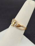 14K Gold Ring - Virgin Mary