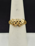 14K Gold Ring - Heart Nugget