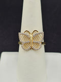 14K Gold Ring - Butterfly