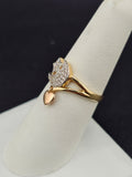 14K Gold Ring - Star, Moon & Heart