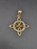 14k Gold Pendant - Celtic Knott