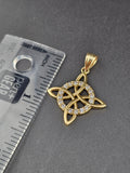 14k Gold Pendant - Celtic Knott