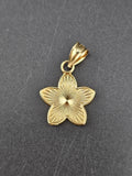 14k Gold Pendant - Flower