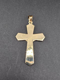 14k Gold Pendant - Jesus on Cross