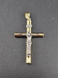 14k Gold Pendant - Jesus on Cross