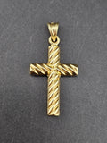 14k Gold Pendant - Cross